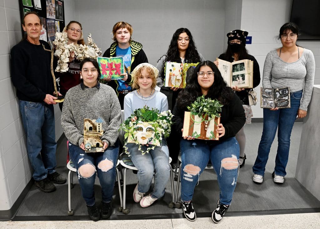 students-with-altered-book-projects