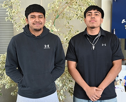 Electro-Mechanical from left to right: Juan Pablo Perez Mendoza (MHS) and Luis Madrigal (MHS).