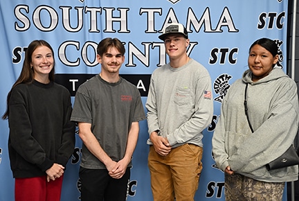South Tama: Madeline Paxton, Logan Richards, Wesley Hanus, and Elizabeth Balderas